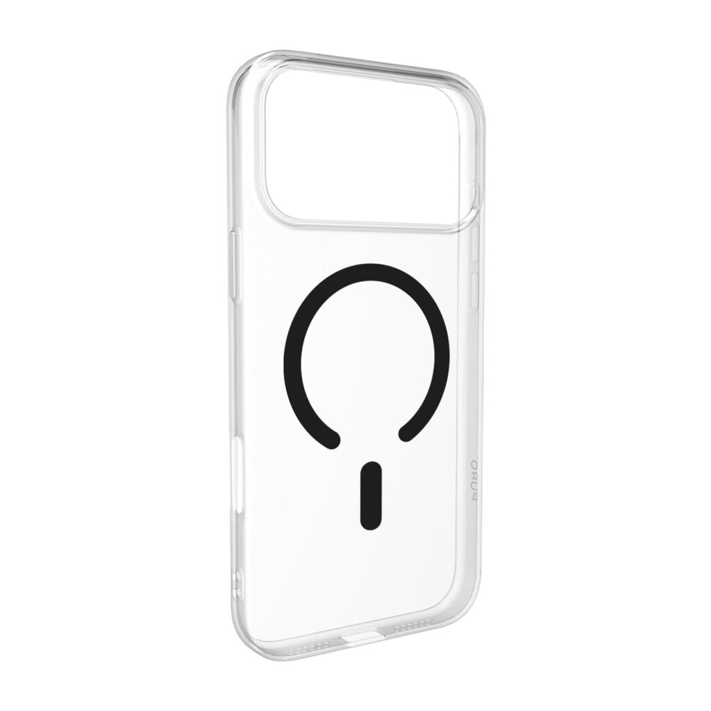PURO - LITE MAG MagSafe tok iPhone 17 Pro Max - Átlátszó/Fekete