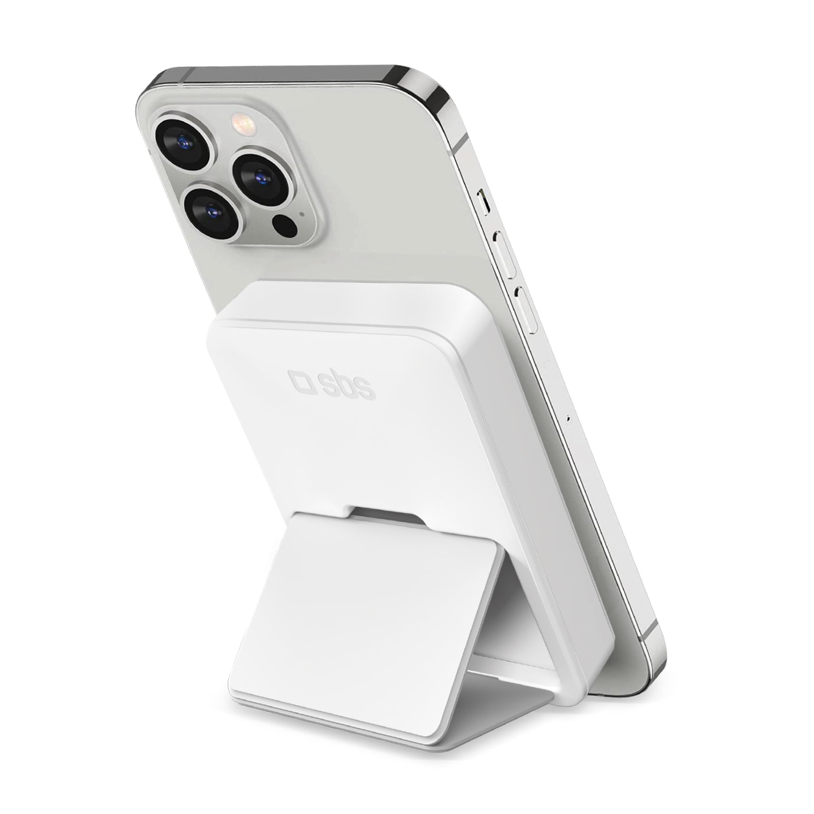 SBS - Vezeték nélküli külső akkumulátor 5000 mAh 10 W, MagSafe, Mag Power - Fehér