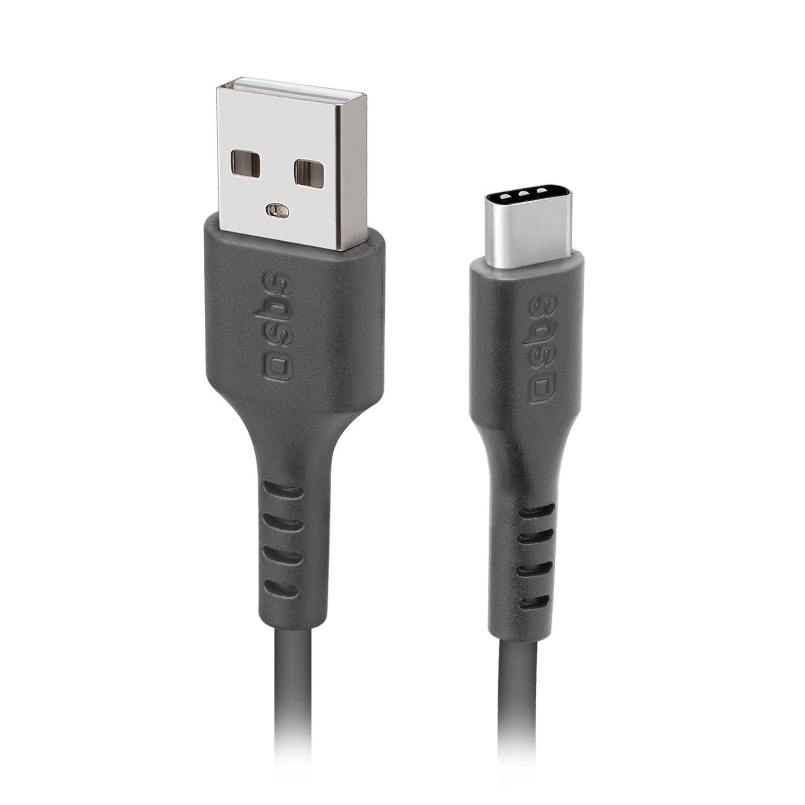 SBS - USB-C/USB-A Kábel 18 W, 1.5 m - Fekete