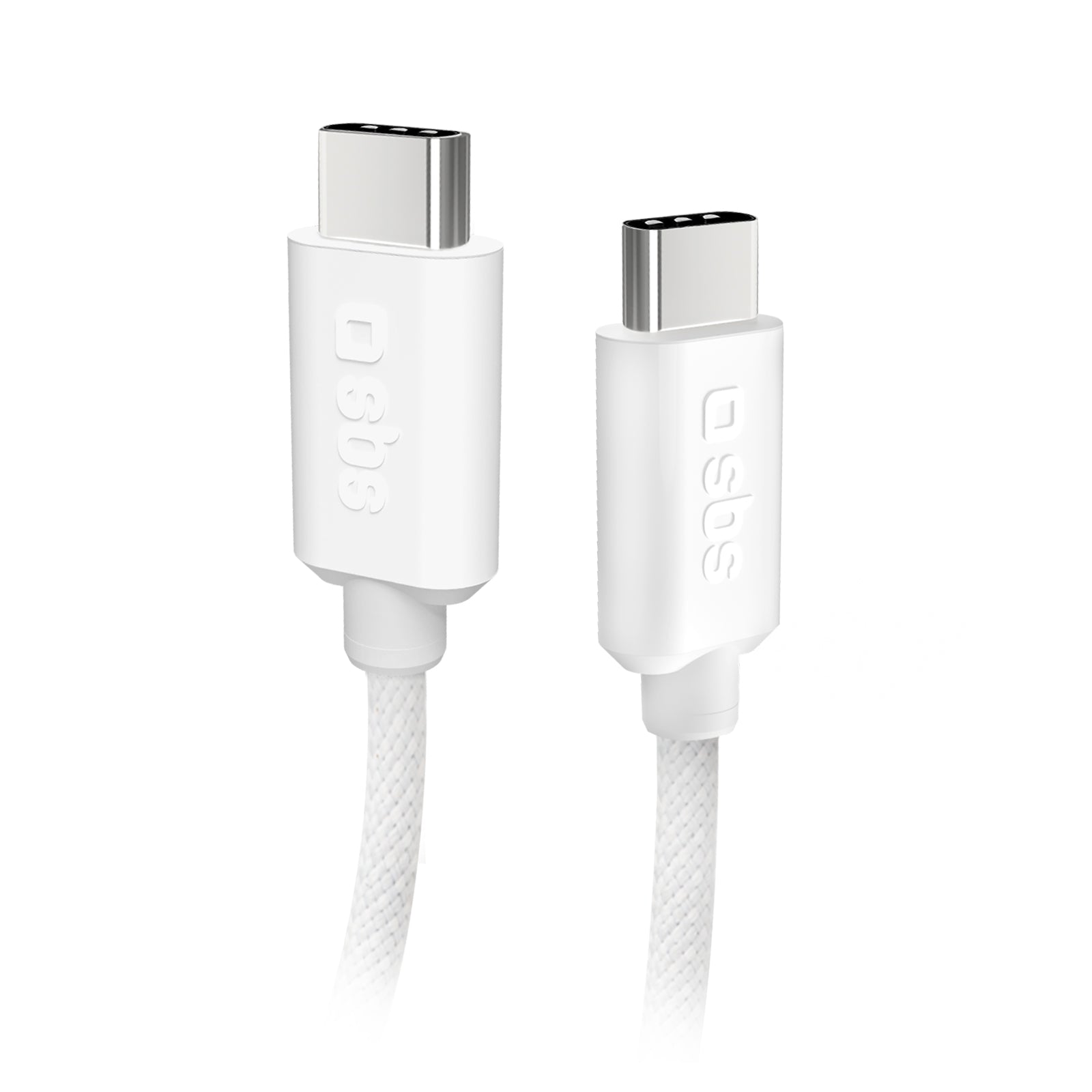 SBS - USB-C/USB-C Kábel 60 W, 1,5 m - Szürke