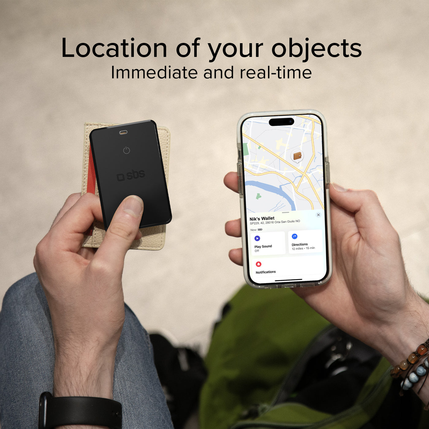 SBS - Track My Card - Fekete - Image 2
