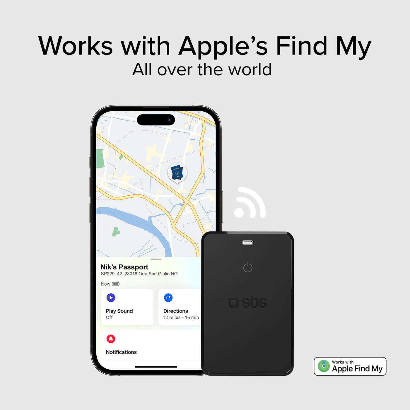 SBS - Track My Card - Fekete - Image 3