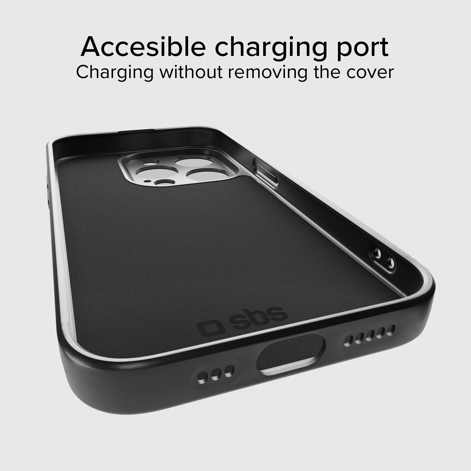 SBS - Cover Instinct iPhone 14 Pro-hoz - Fekete - Image 6