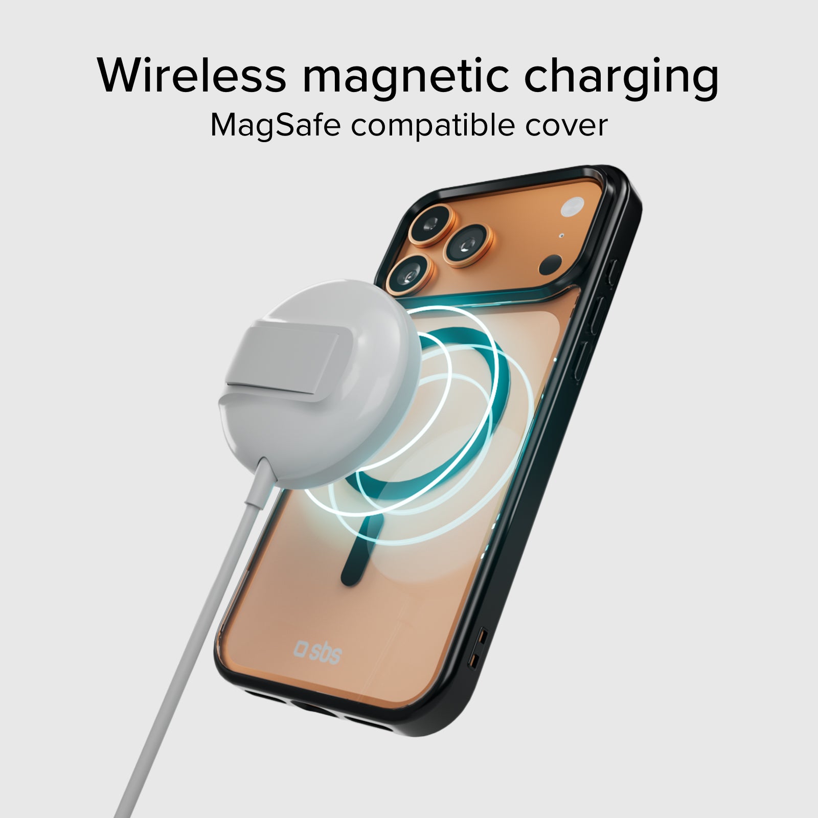 SBS - Mag Frame Cover iPhone 17 Pro-hoz, kompatibilis a MagSafe-vel - Fekete - Image 5