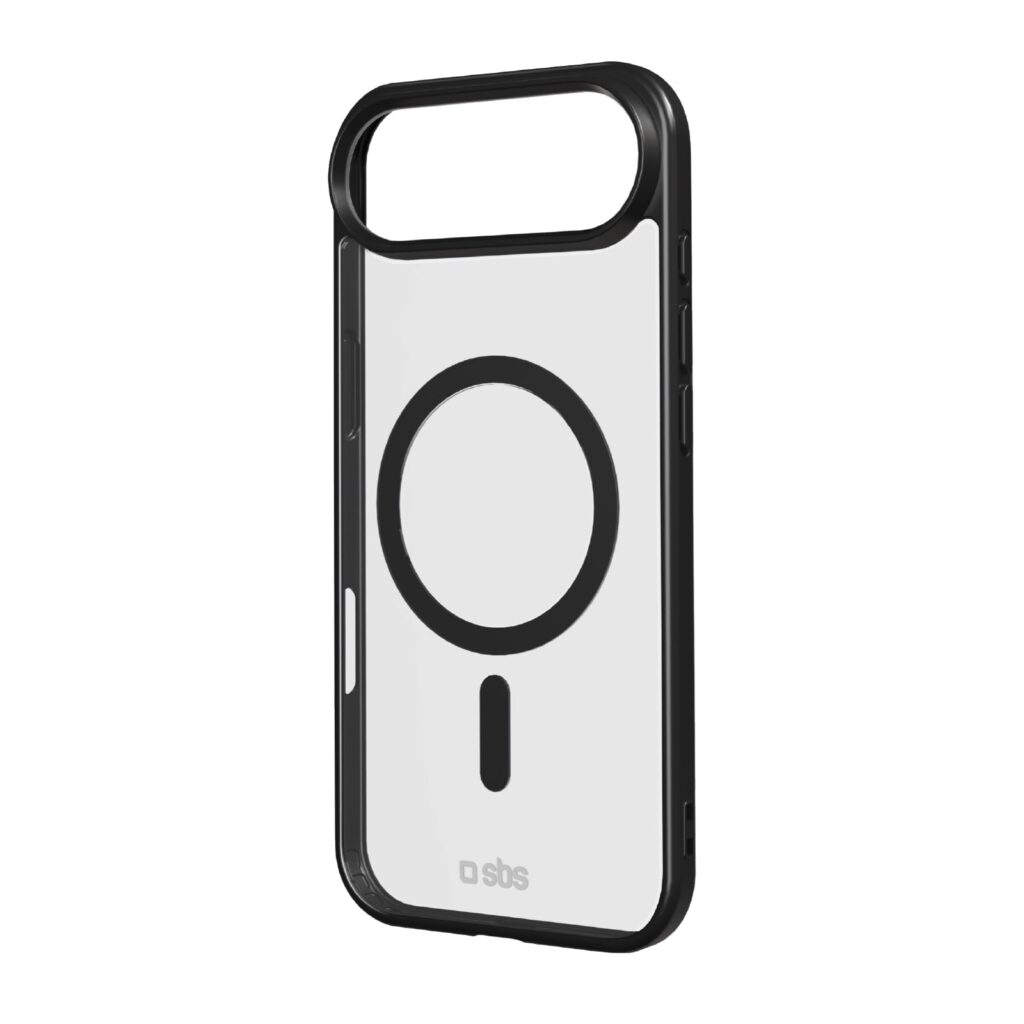 SBS - Mag Frame Cover iPhone 17 Air-hez, kompatibilis a MagSafe-vel - Fekete