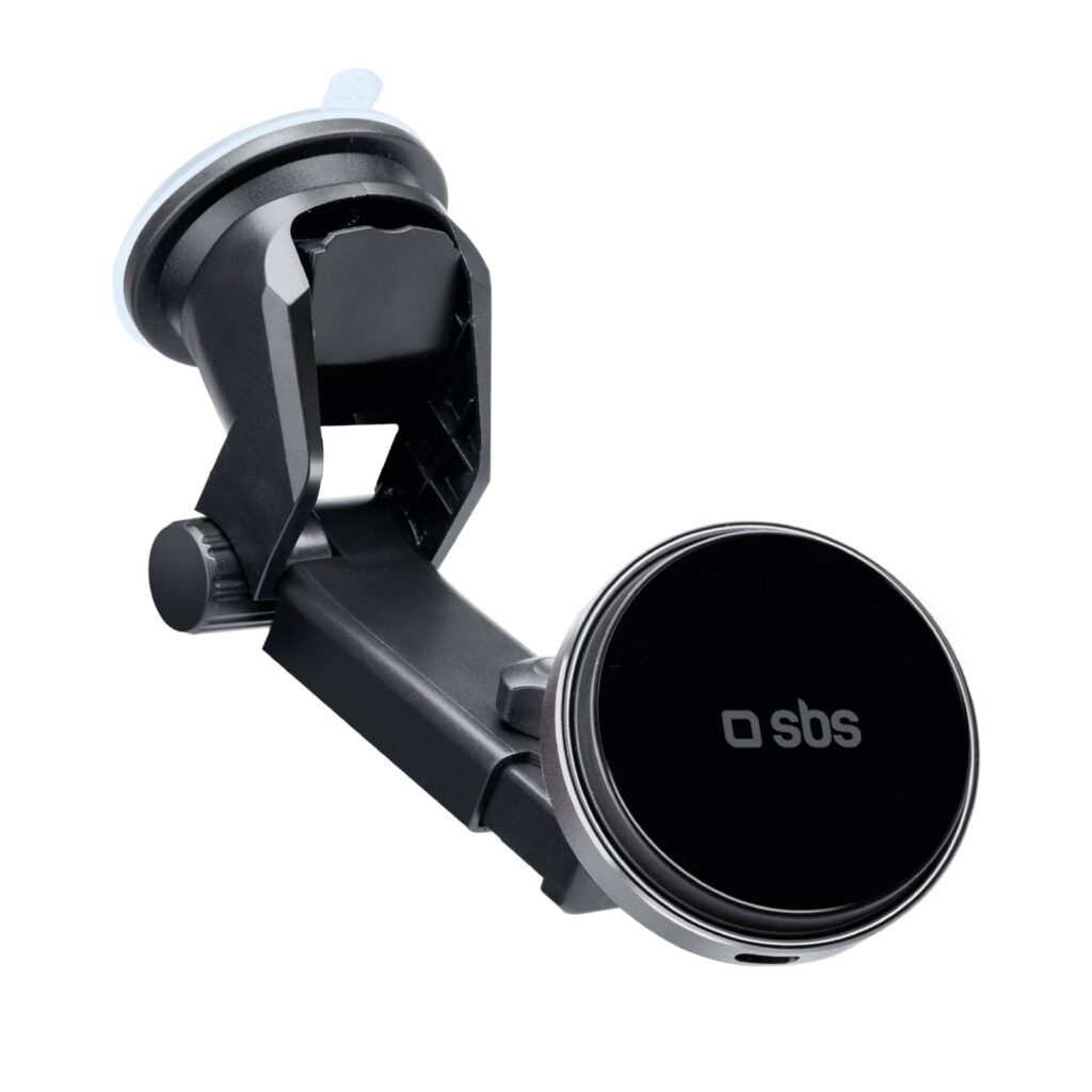 SBS - MagCharge autós tartó, mágneses, 15 W - Fekete
