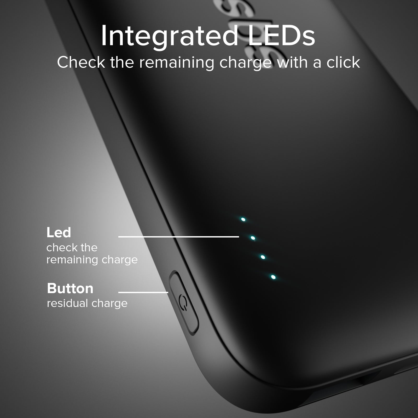 SBS - Külső akkumulátor 10000 mAh 10 W, Infinity, LiFePO4, USB-C/USB-A - Fekete - Image 7