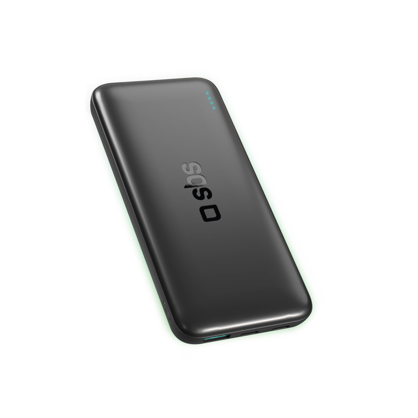 SBS - Külső akkumulátor 10000 mAh 10 W, Infinity, LiFePO4, USB-C/USB-A - Fekete