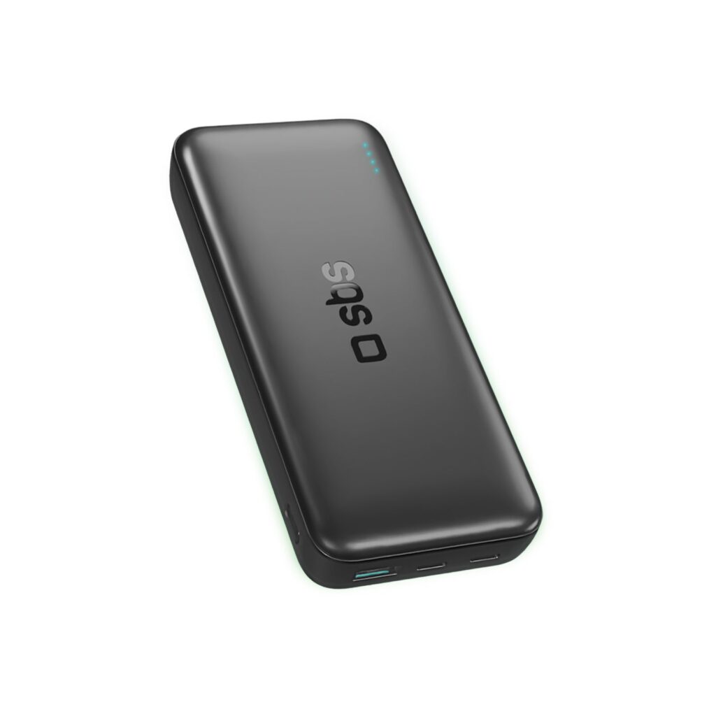 SBS - külső akkumulátor 20000 mAh 10 W, Infinity, LiFePO4, USB-C/USB-A - Fekete