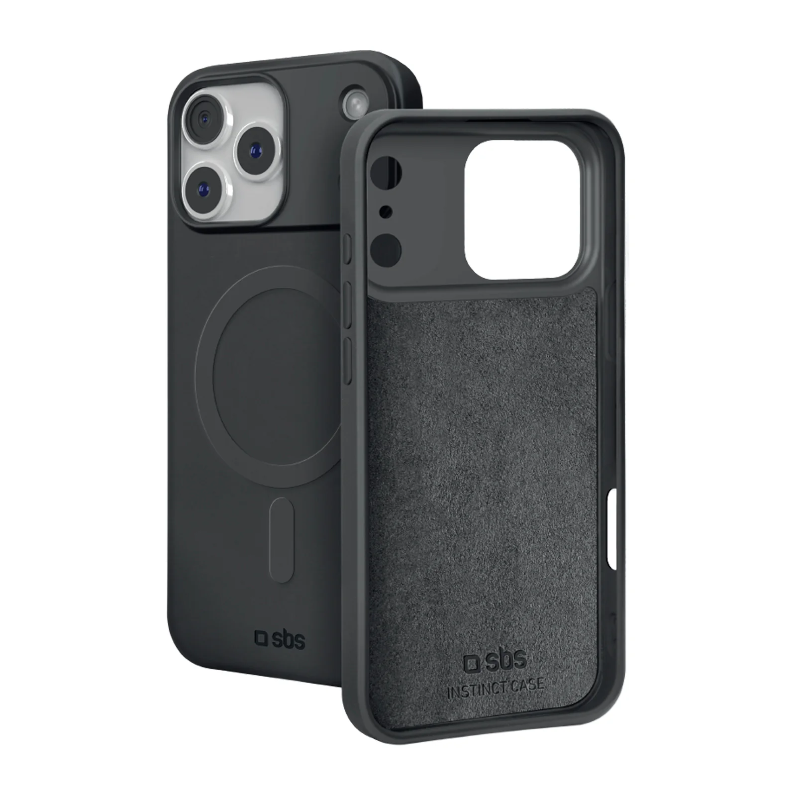 SBS - Cover Instinct Mag MagSafe-vel iPhone 18 Pro-hoz - Fekete
